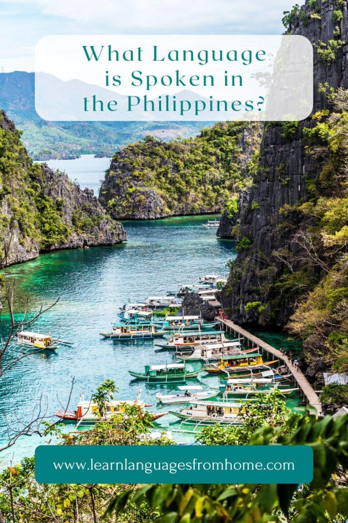 language spoken philippines - pinterest image