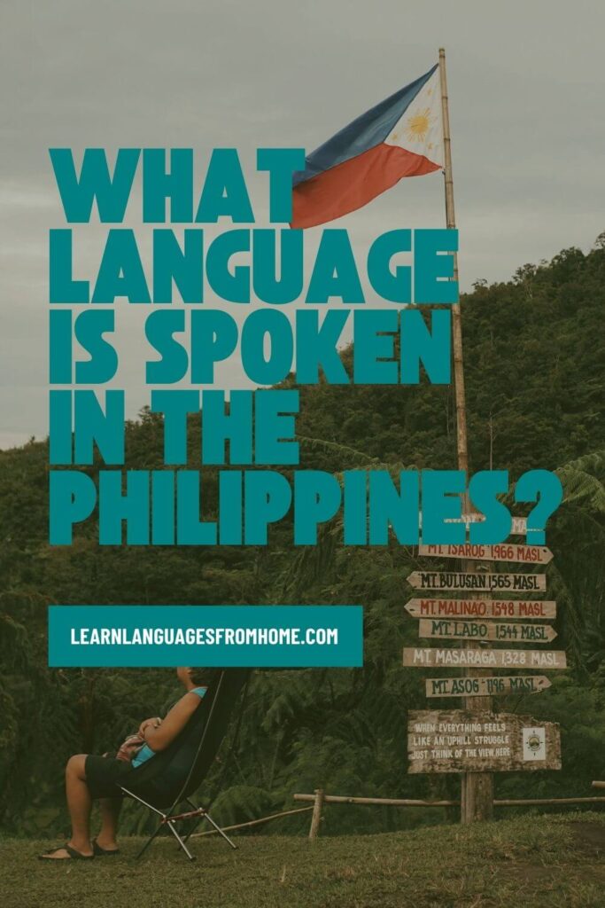 language spoken philippines - pinterest image