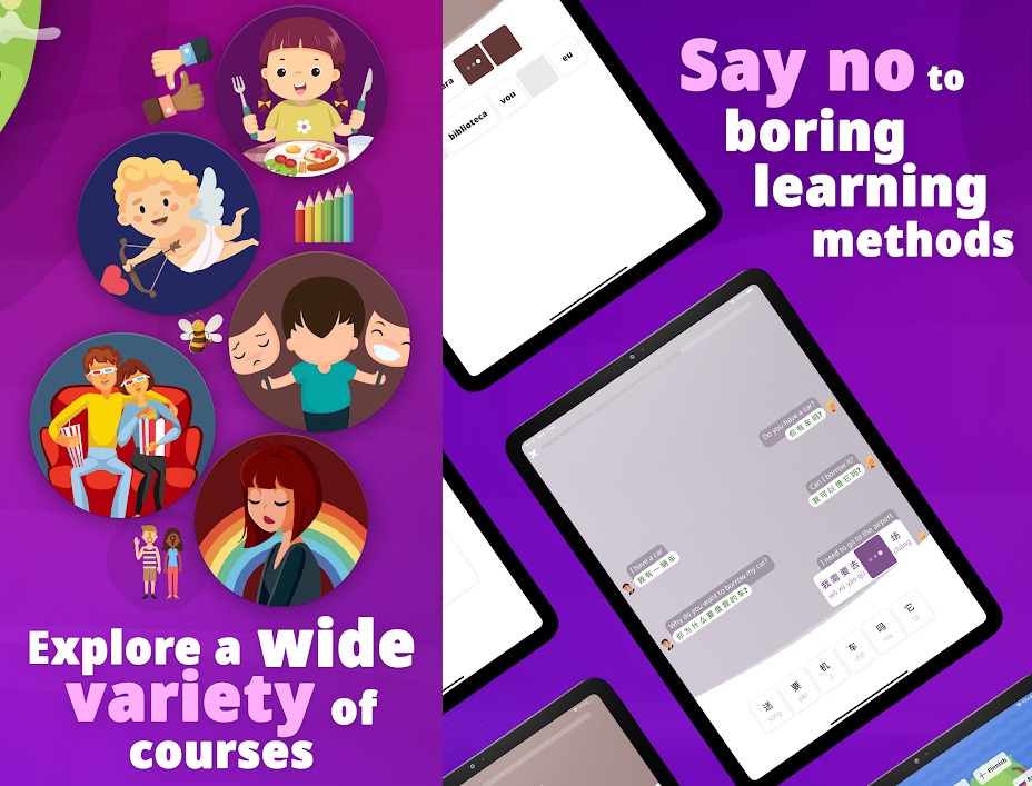Hey! Lingo or OkyDoky app