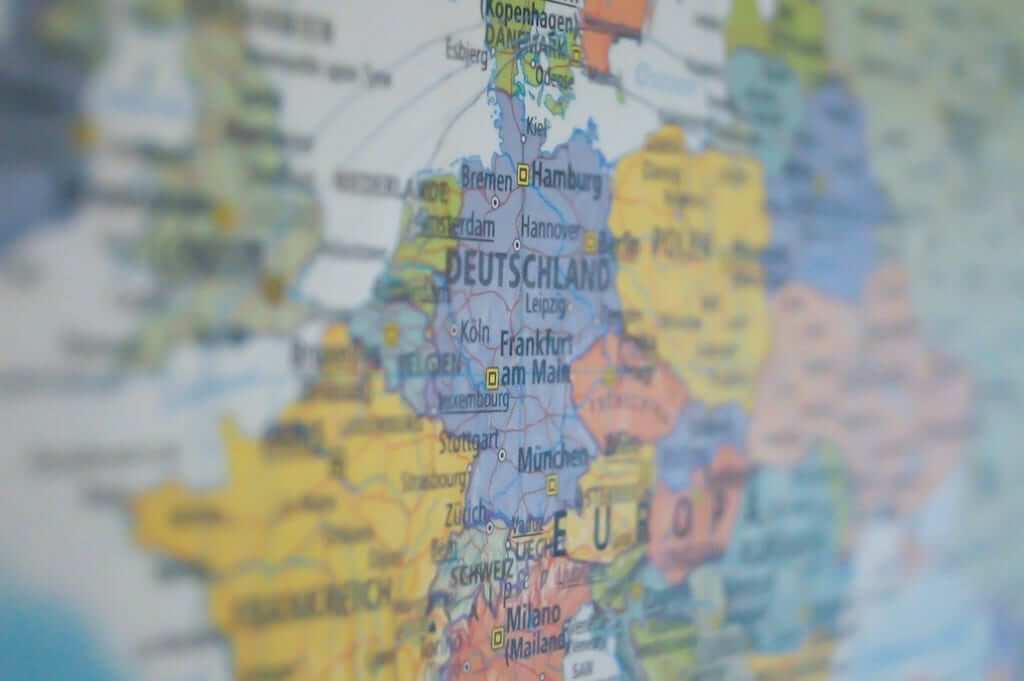 Deutschland map