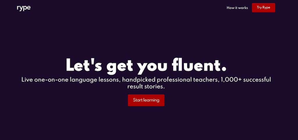 Get fluent on Rype