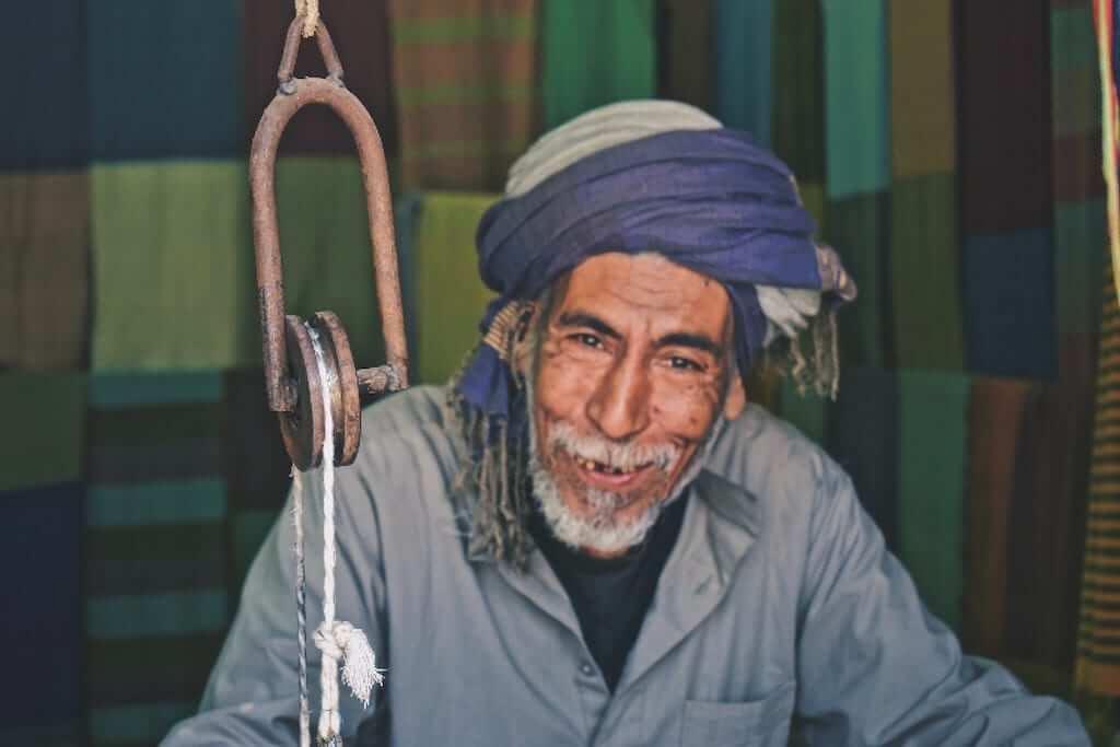 Smiling Arabic man