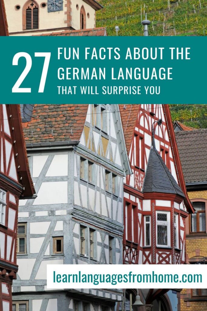 german language facts pinterest image