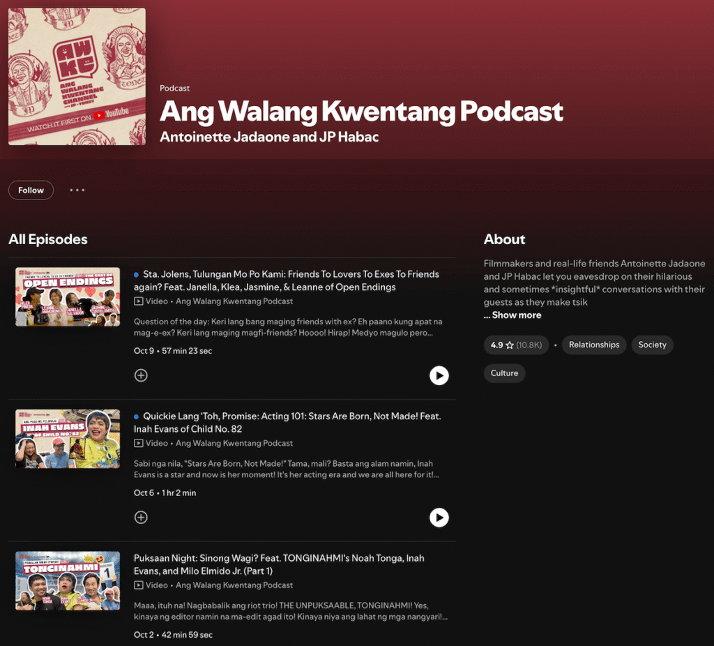 Learn Filipino with the Ang Walang Kwentang Podcast