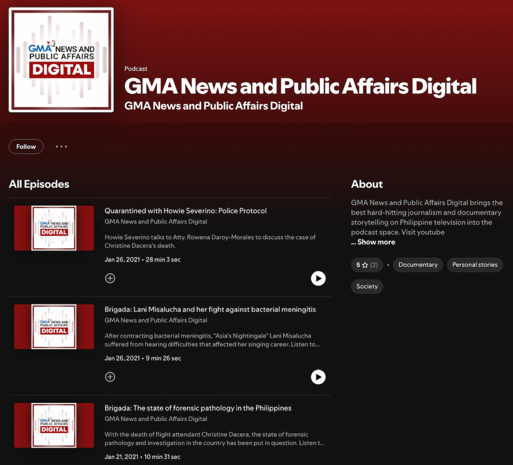 Learn Filipino with the GMA News & Public Affairs Digital podcast