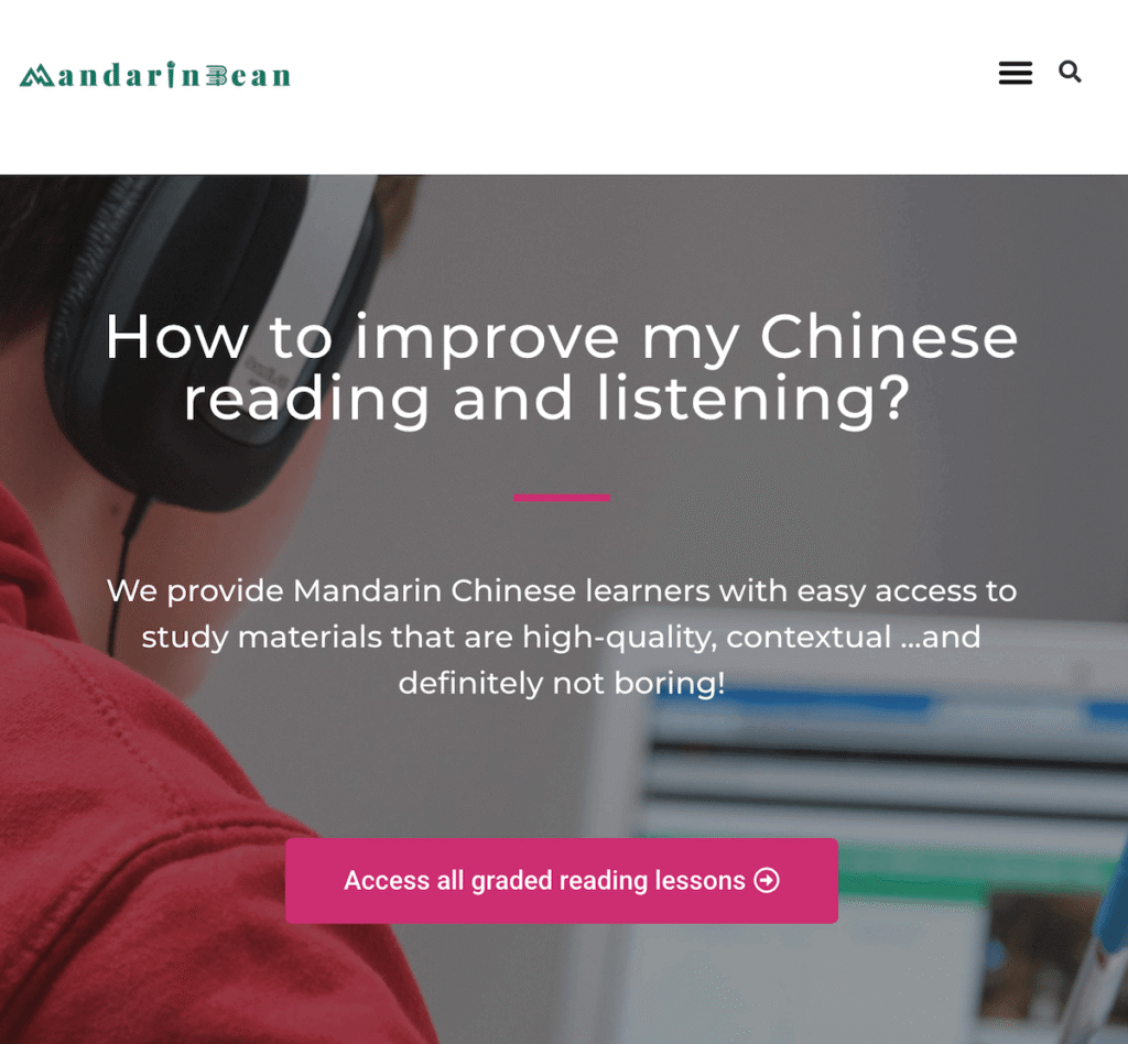 Learn Chinese on MandarinBean