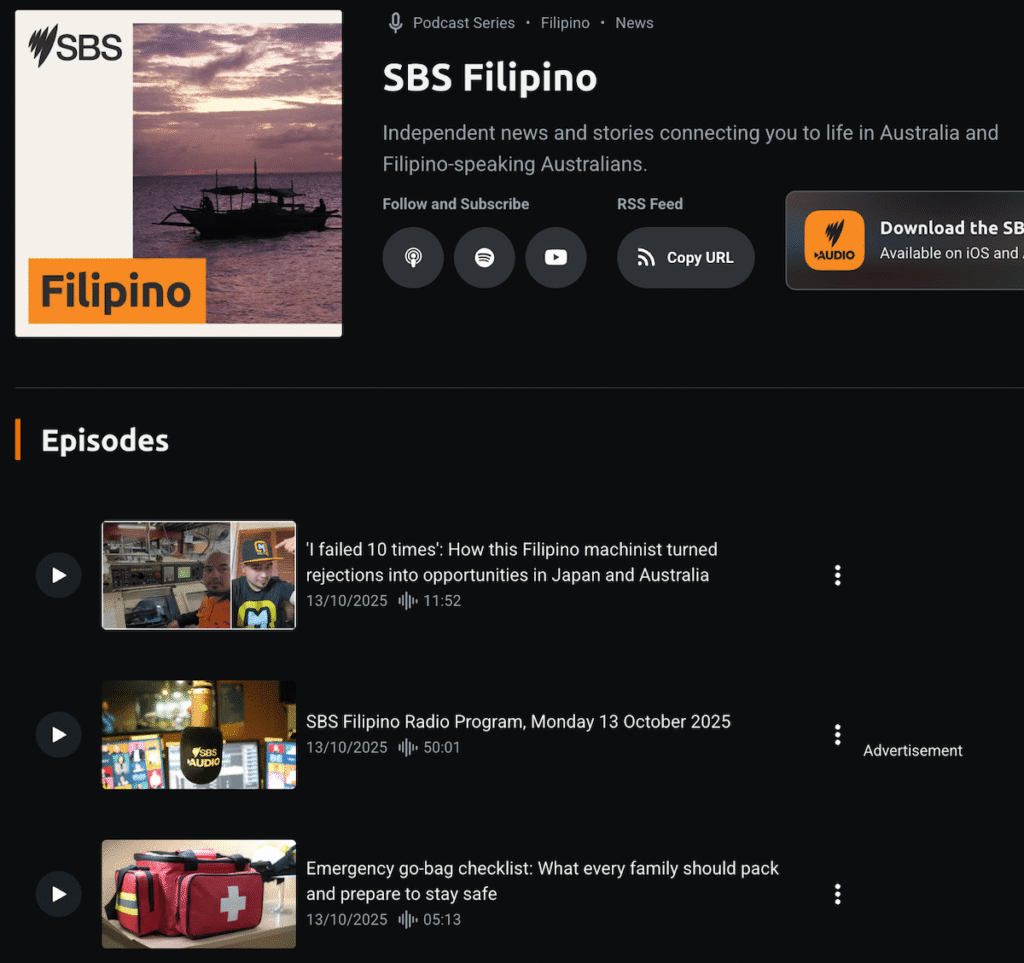 Learn Filipino with the SBS Filipino podcast