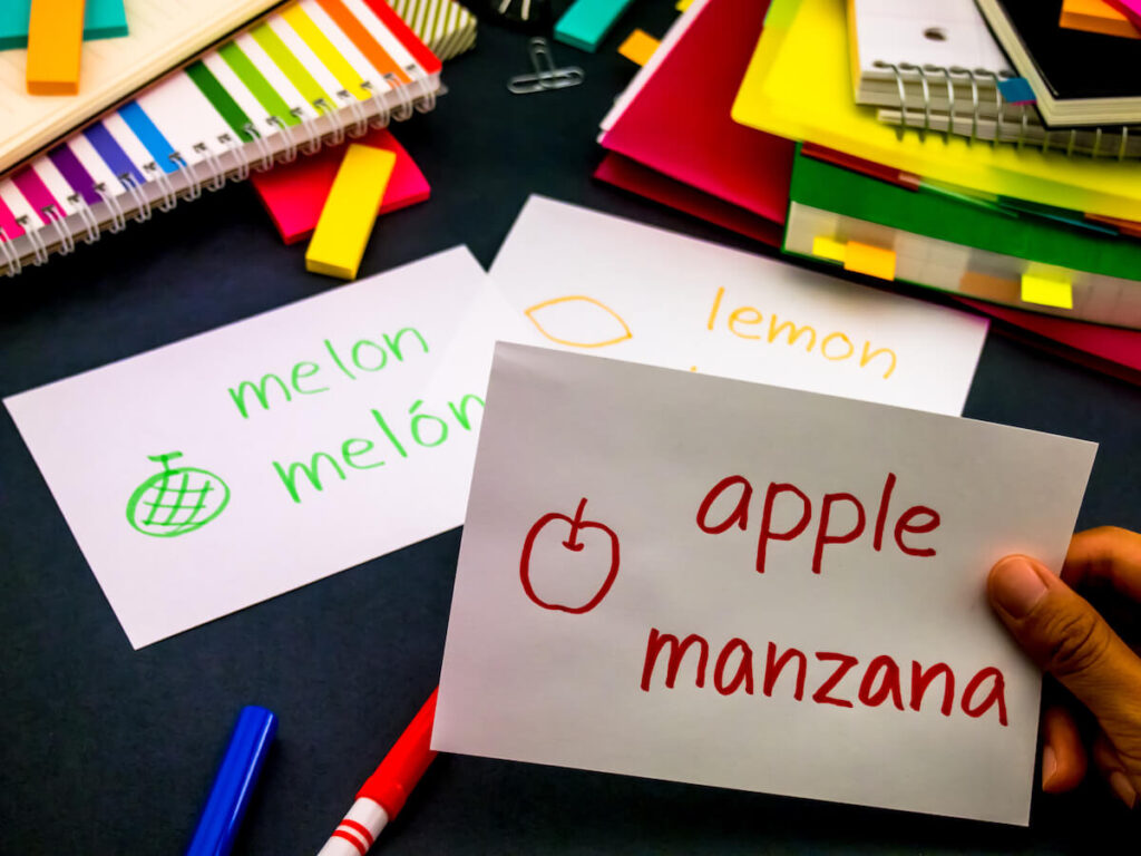Spanish flashcards