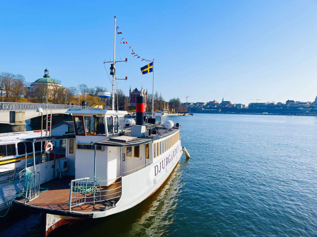 Boat in Stockholm
