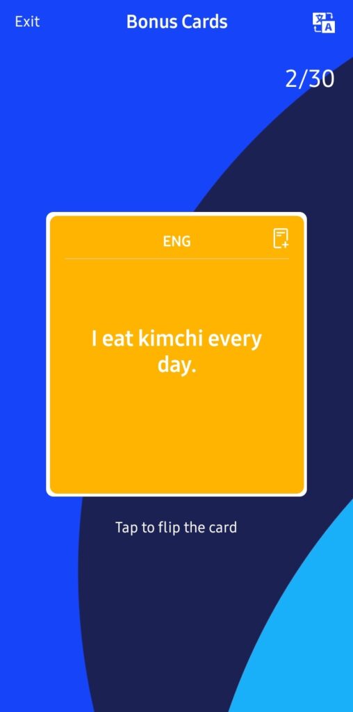 Pimsleur Korean bonus cards