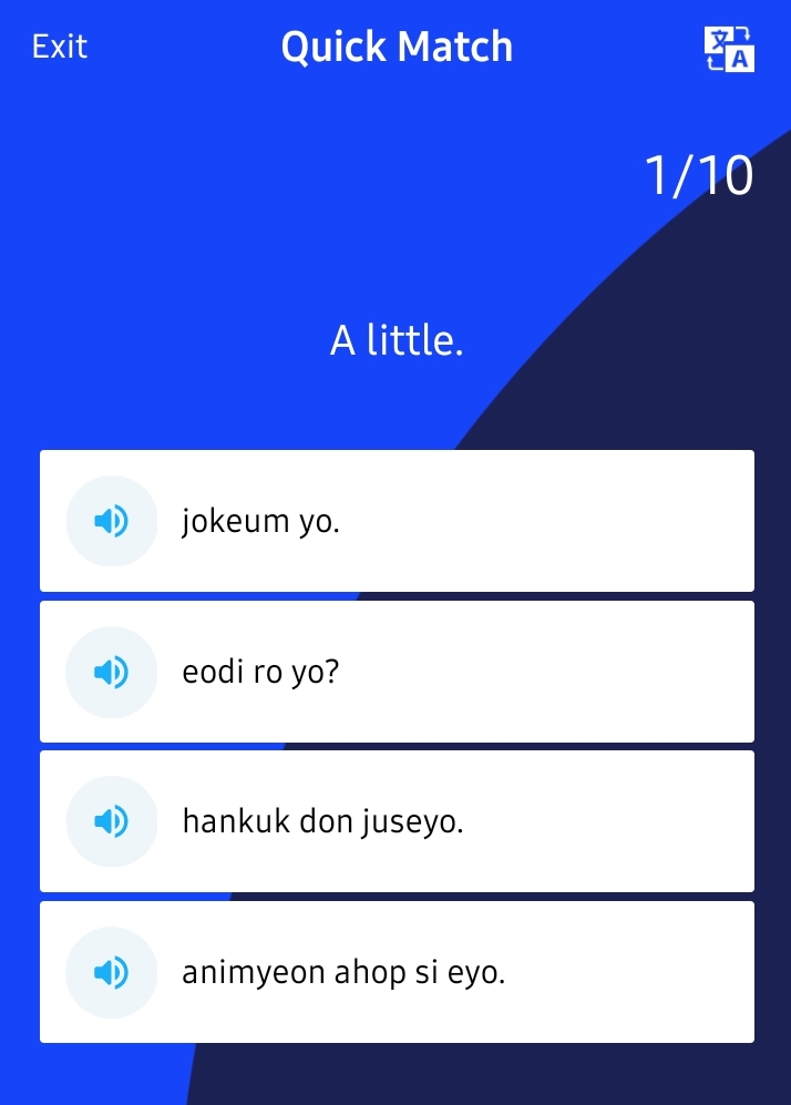 Pimsleur Korean Quick Match
