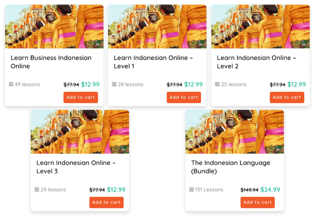 Learn Indonesian on Cudoo