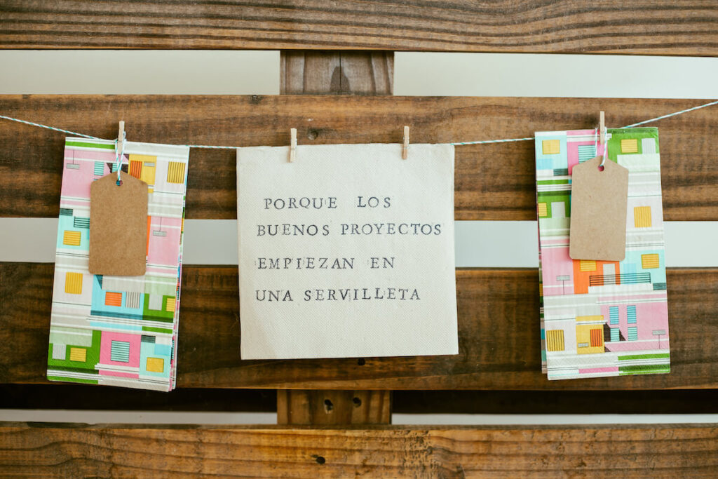 A Spanish phrase