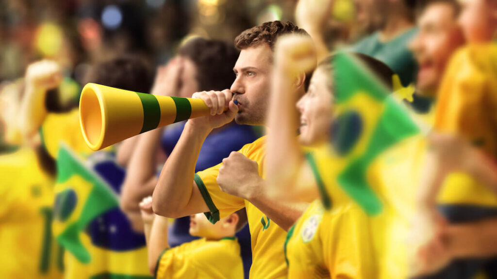 Brazilian football fans