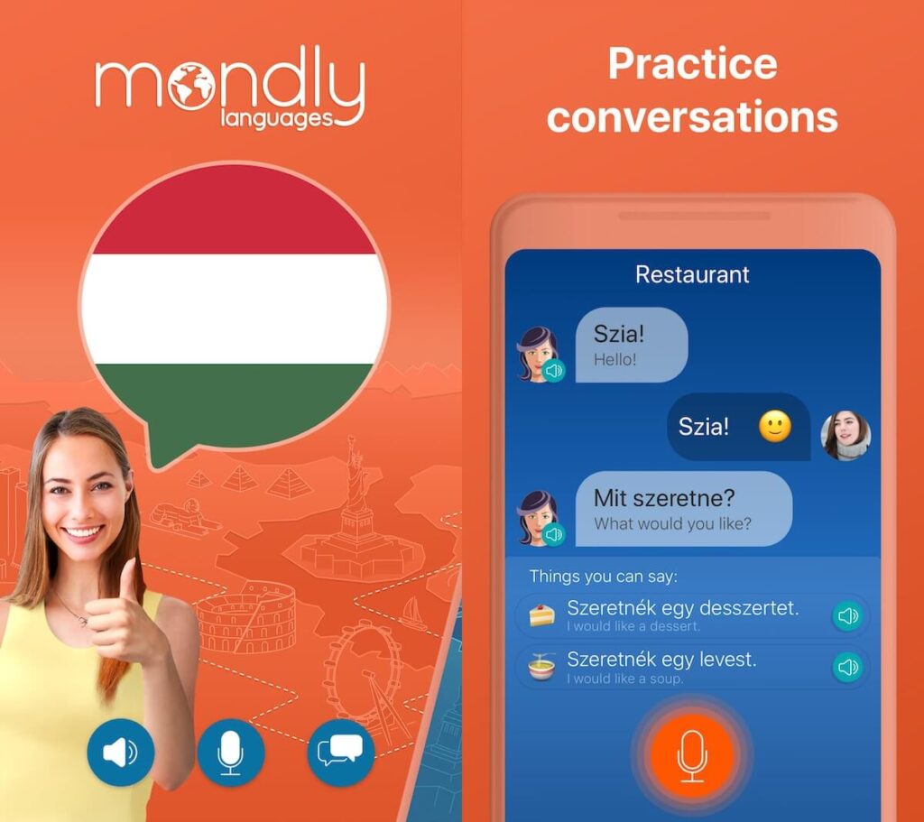 Mondly hungarian