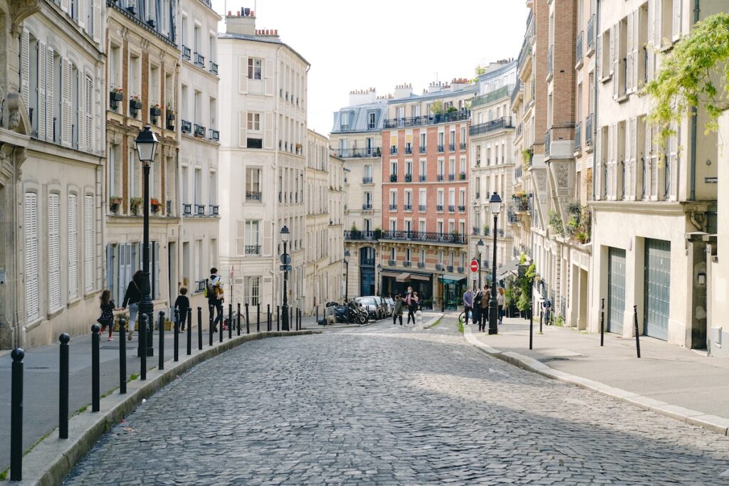 strolling along Paris