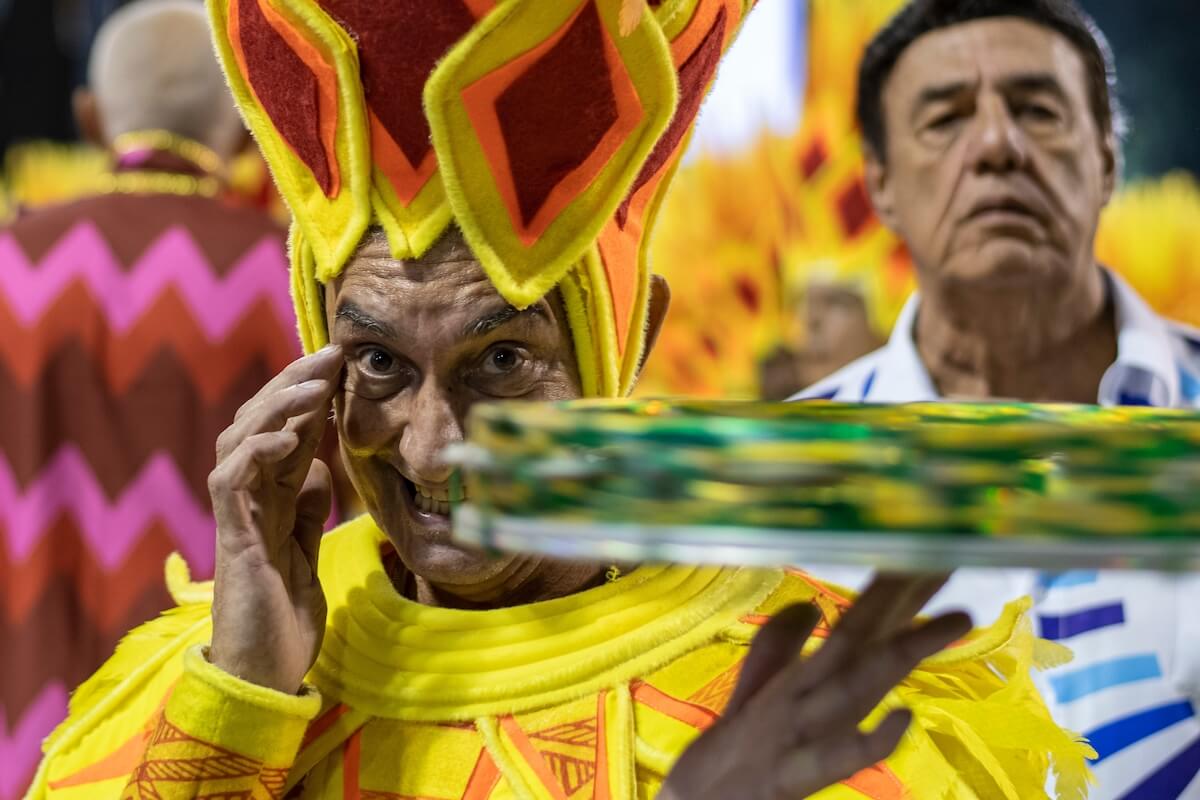 Man in clown costume 