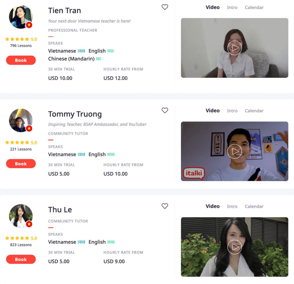 Learn Vietnamese with italki tutors