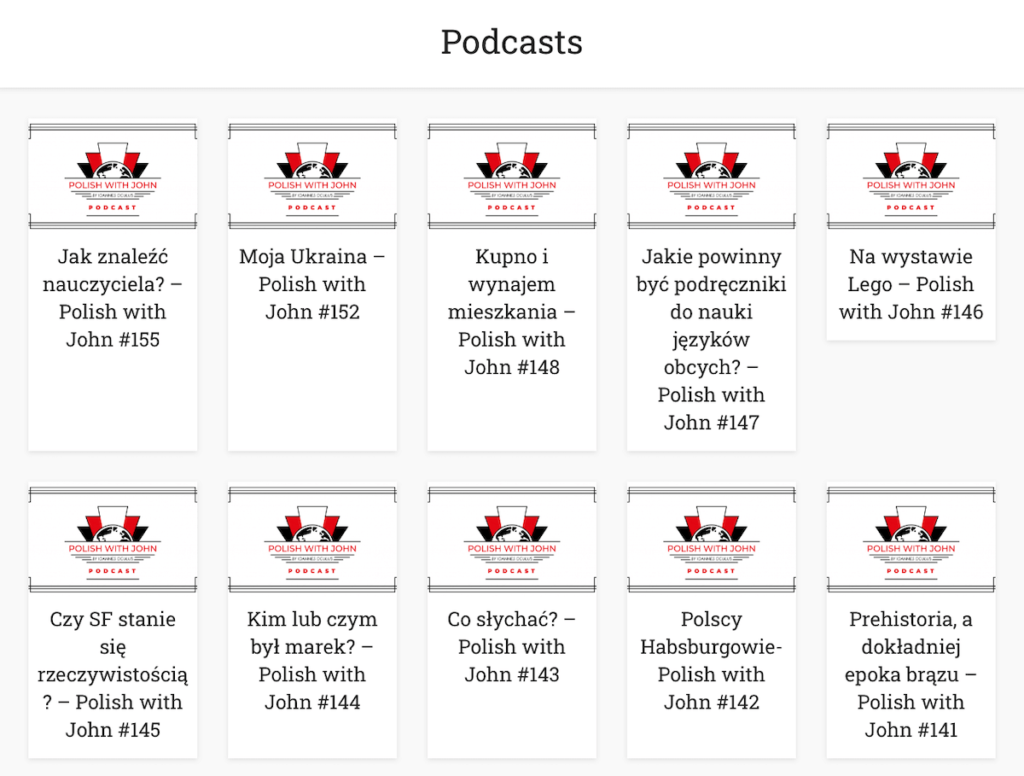 Polish with John