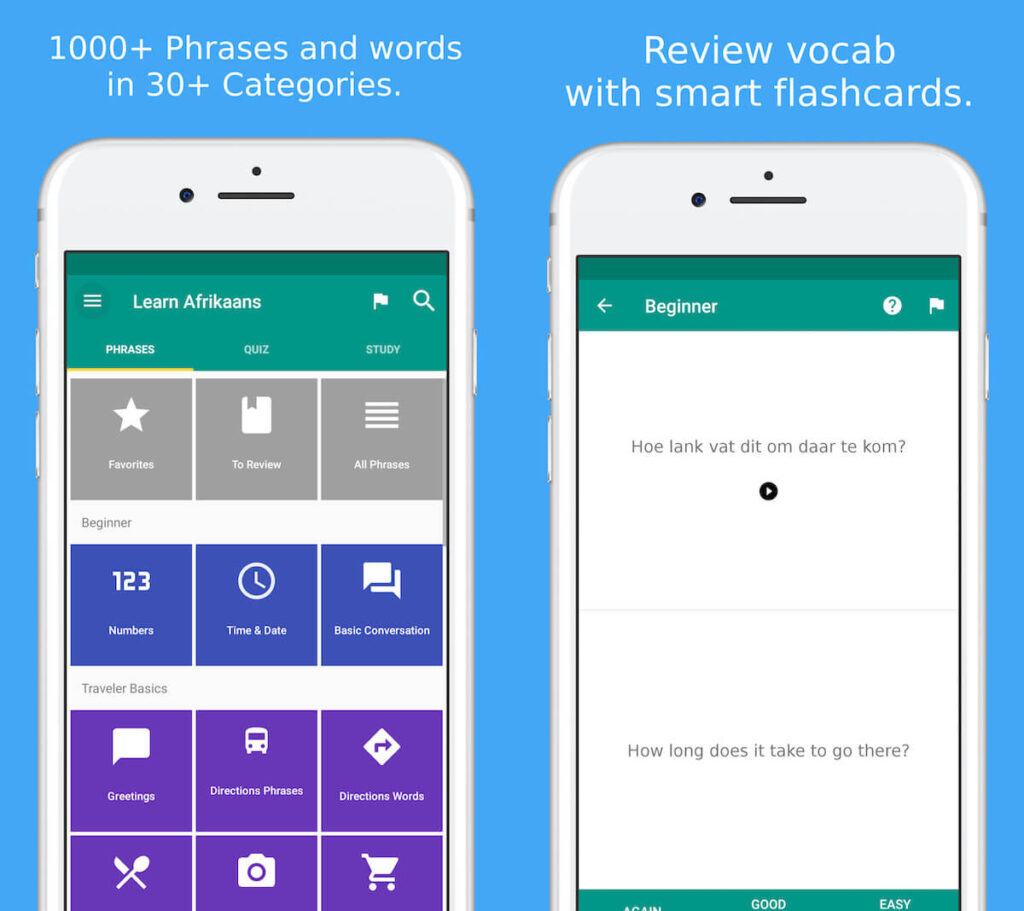 Simply Learn Afrikaans app