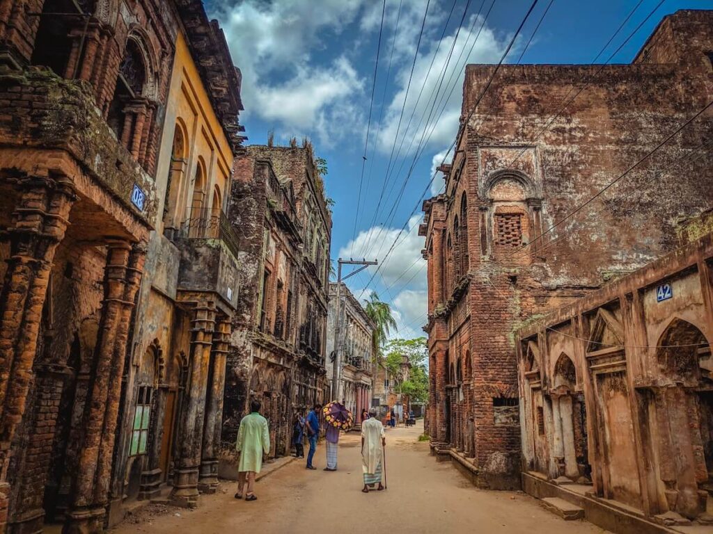 historic buildings in Sonargaon, Bangladesh