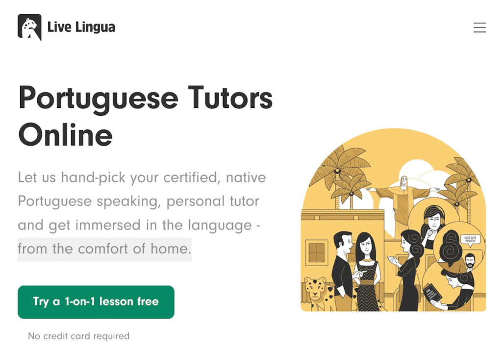 Learn Portuguese with a Live Lingua tutor