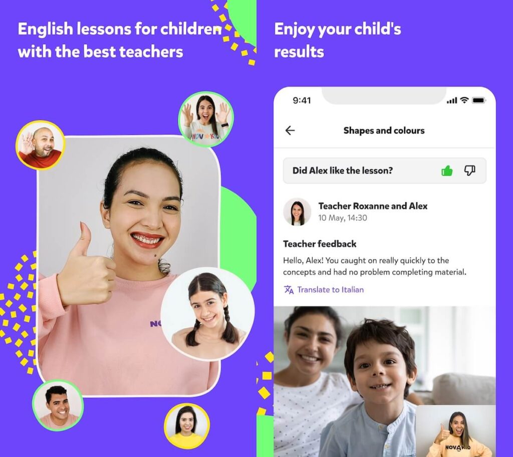 Hire English tutors on Novakid