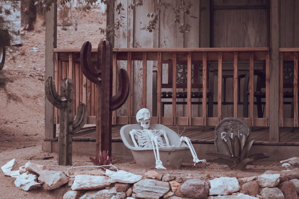 old west spooky setting