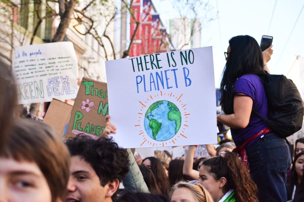 climate change demonstration