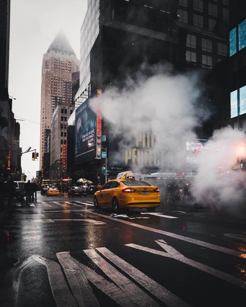cloudy day in new york city