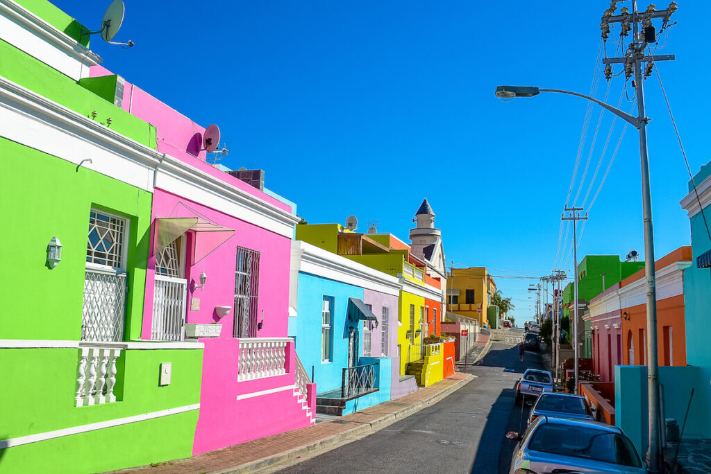 colorful houses in Bo-Kaap, Cape Town