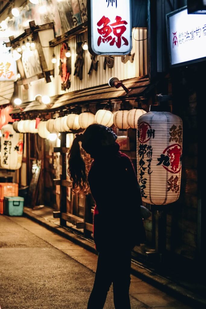 Chinese lanterns in Japan