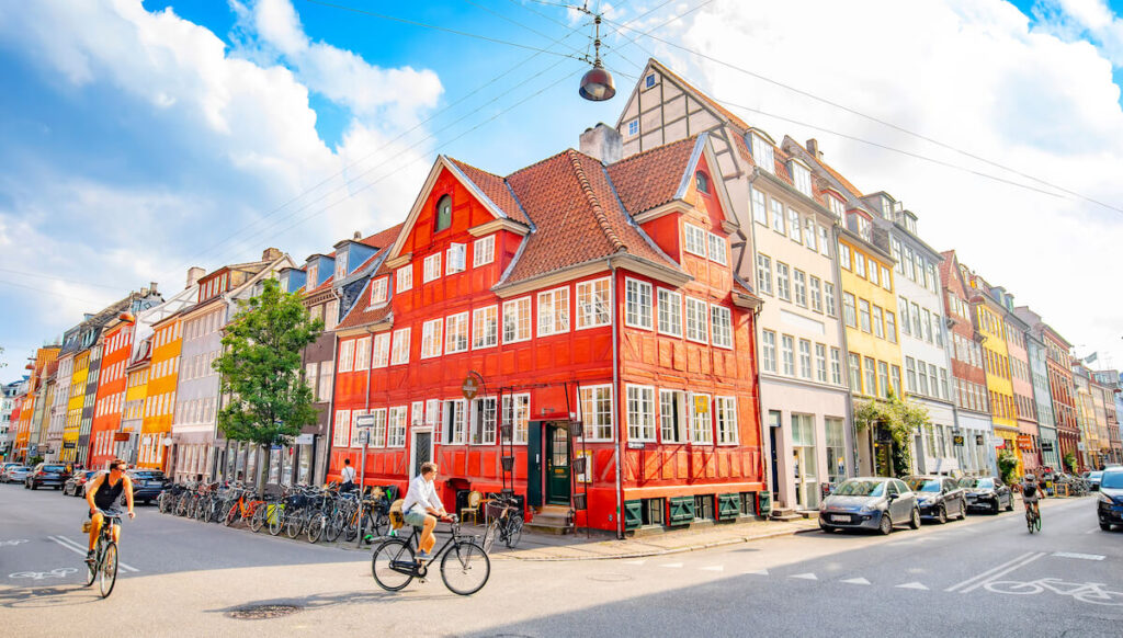 Sunny day in Copenhagen old town