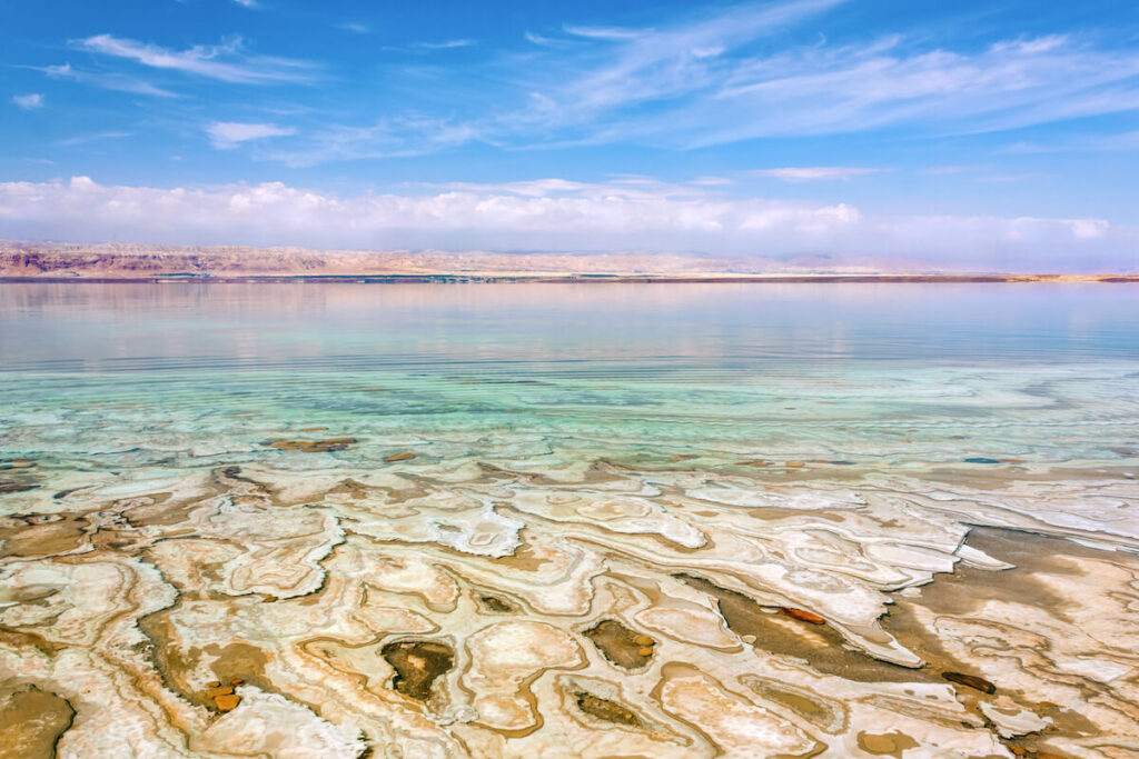 panoramic view of Dead Sea in Jordan