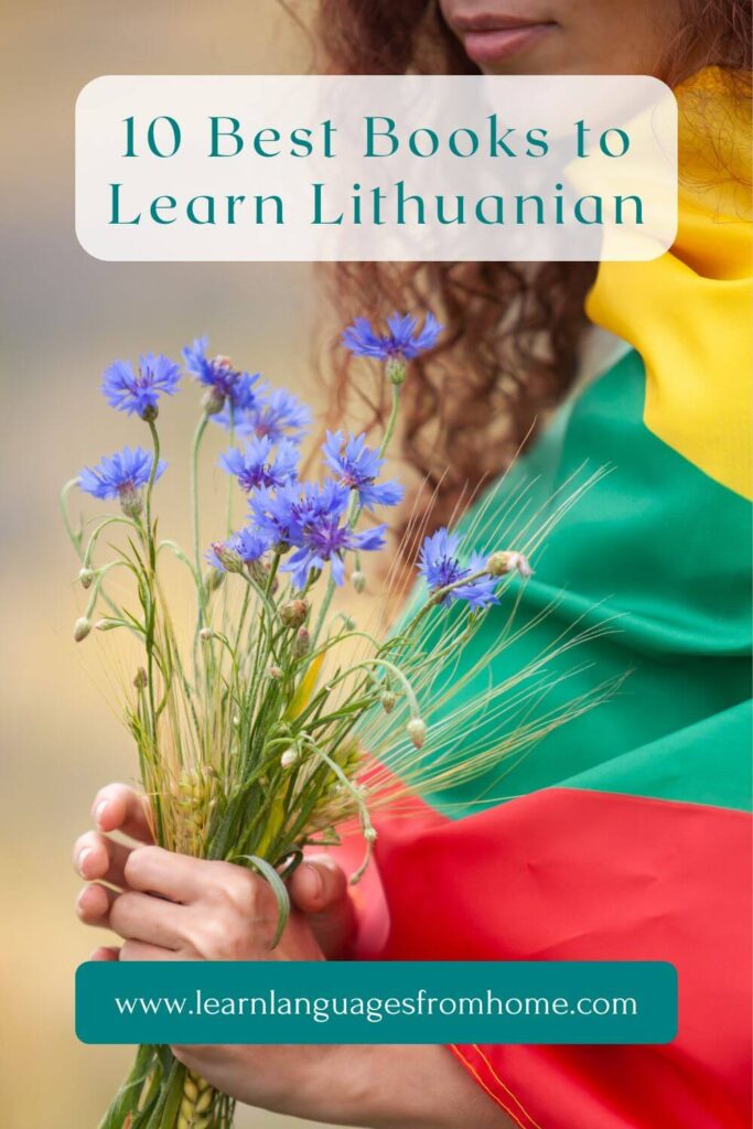 books to learn lithuanian - pinterest image