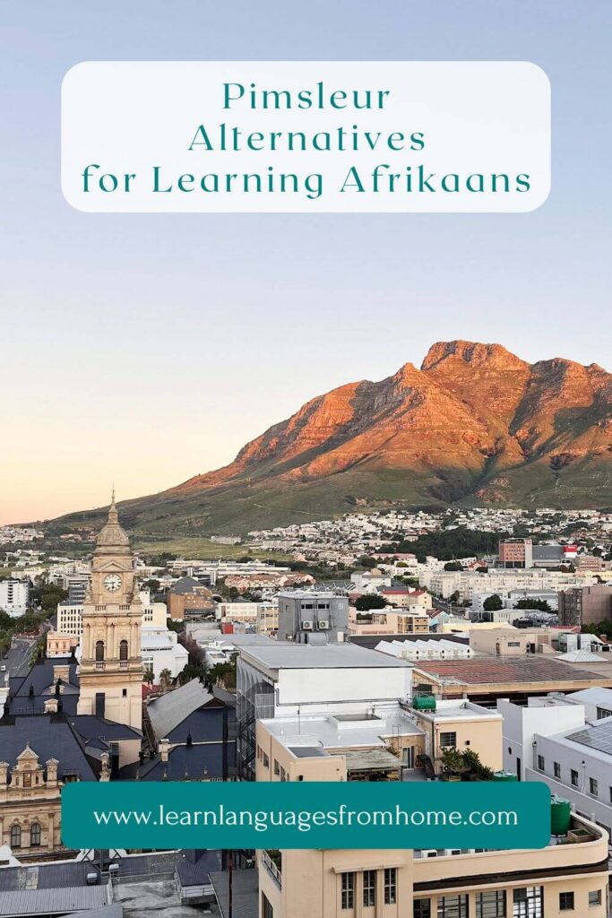 pimsleur afrikaans - pinterest image