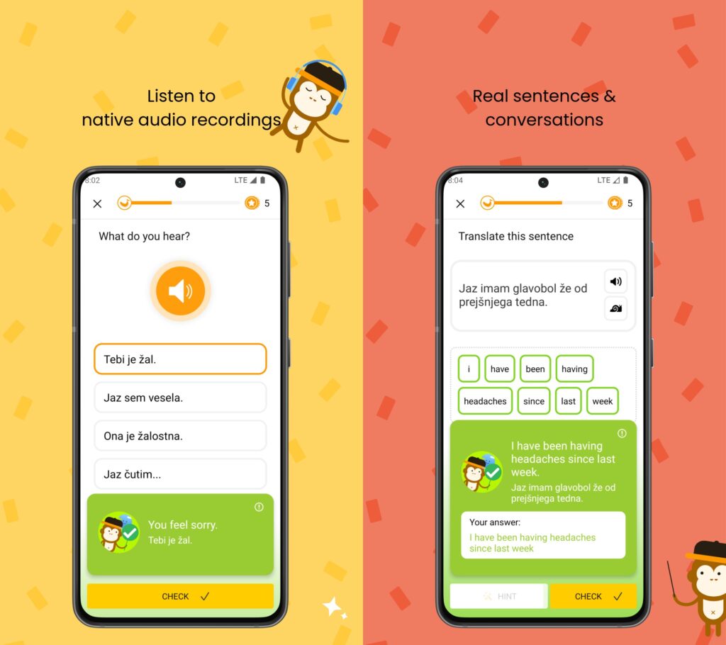 Learn Slovenian on Ling app