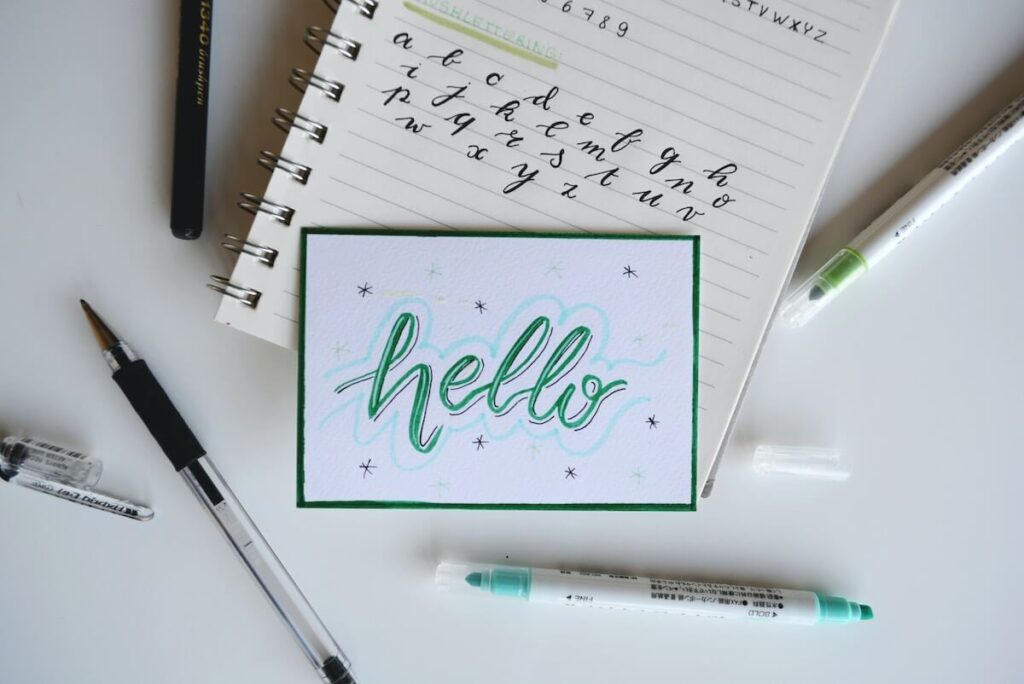 Hello cursive tablet