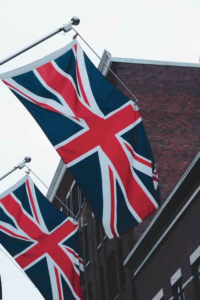 Two British flags