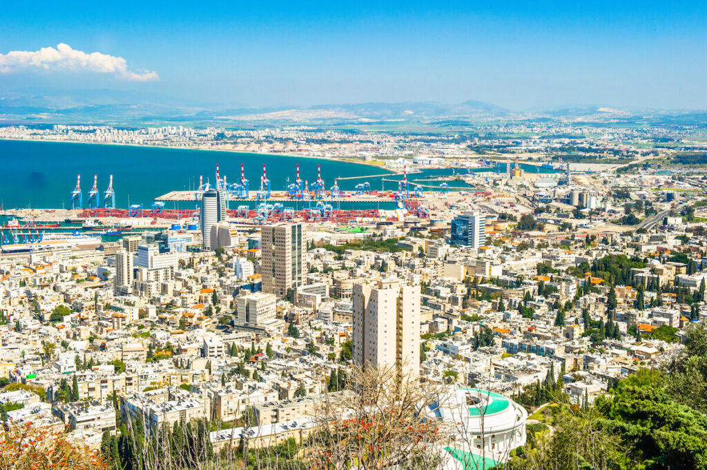 Panorama of Haifa, Israel