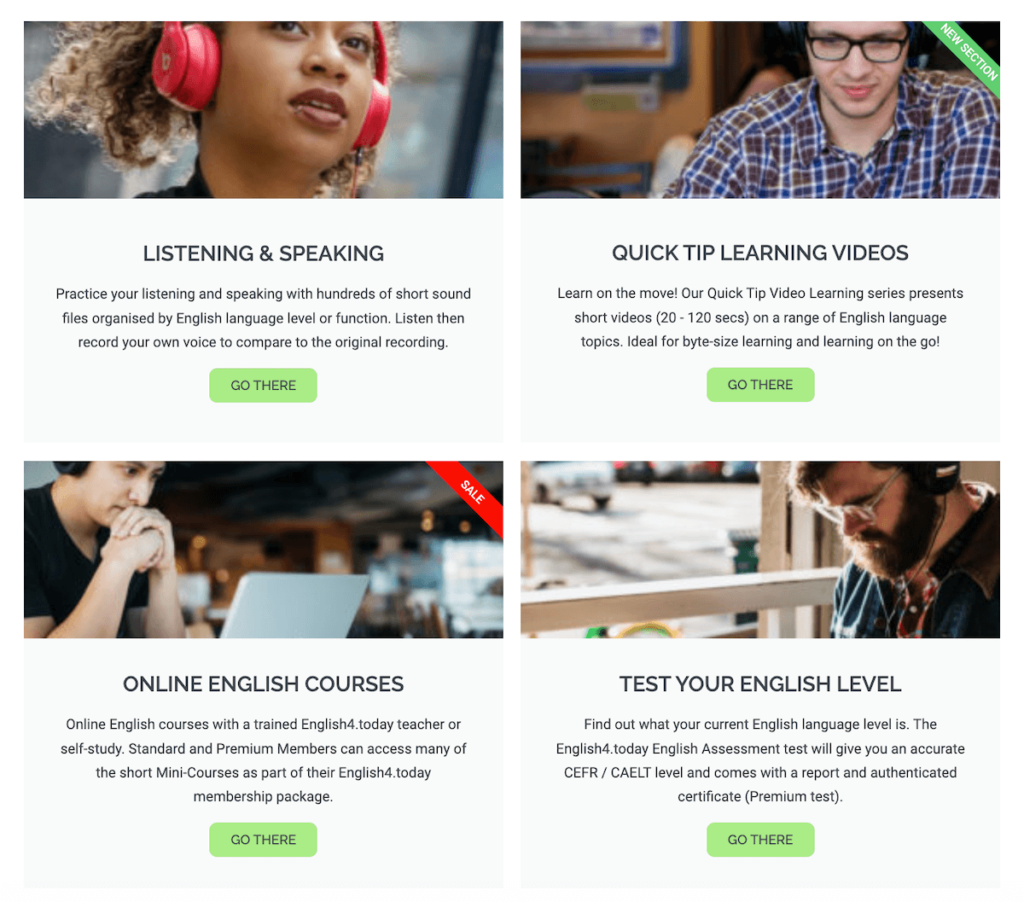 Learn English on English4Today