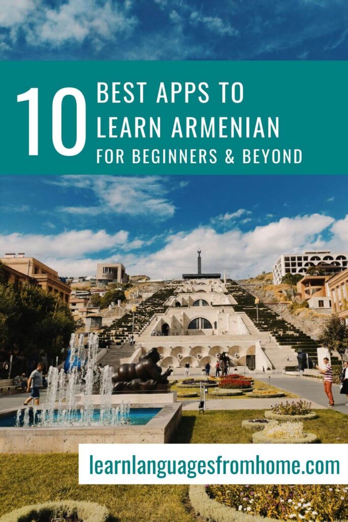 apps to learn armenian pinterest image