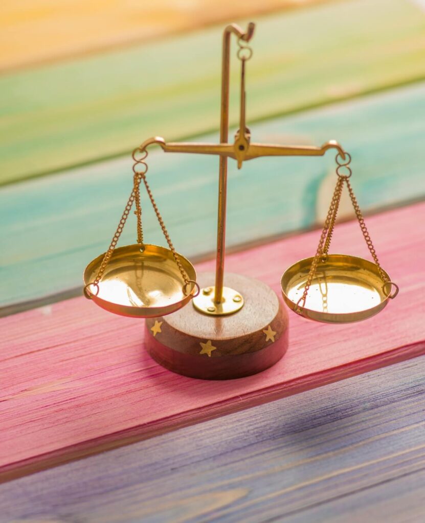 balance scale
