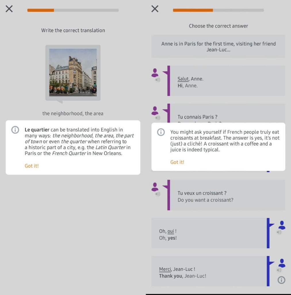 cultural insights in Babbel lessons