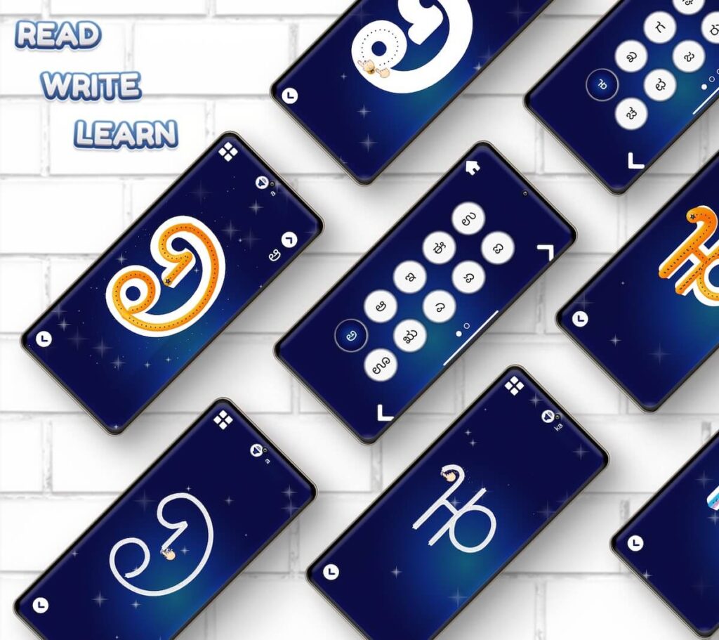 Learn Kannada Alphabet Writing app
