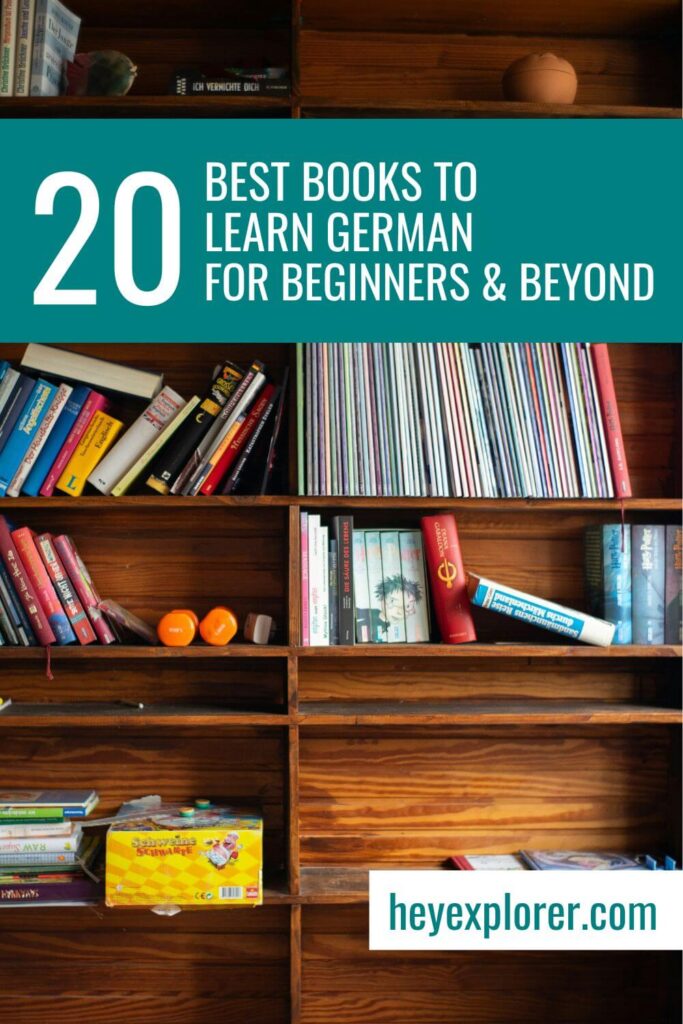 books to learn german pinterest image