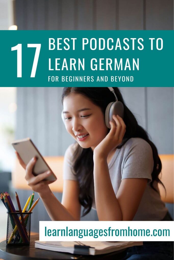 German podcasts pinterest image