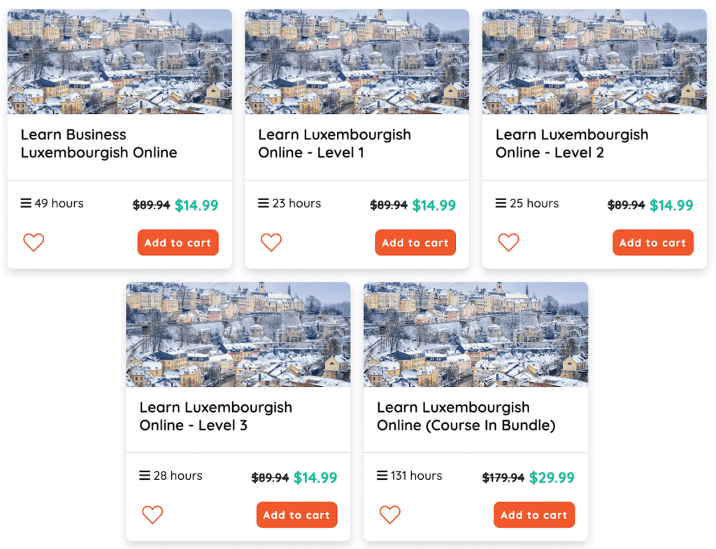 Learn Luxembourgish with Cudoo
