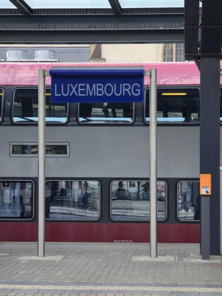 train station in Luxembourg City