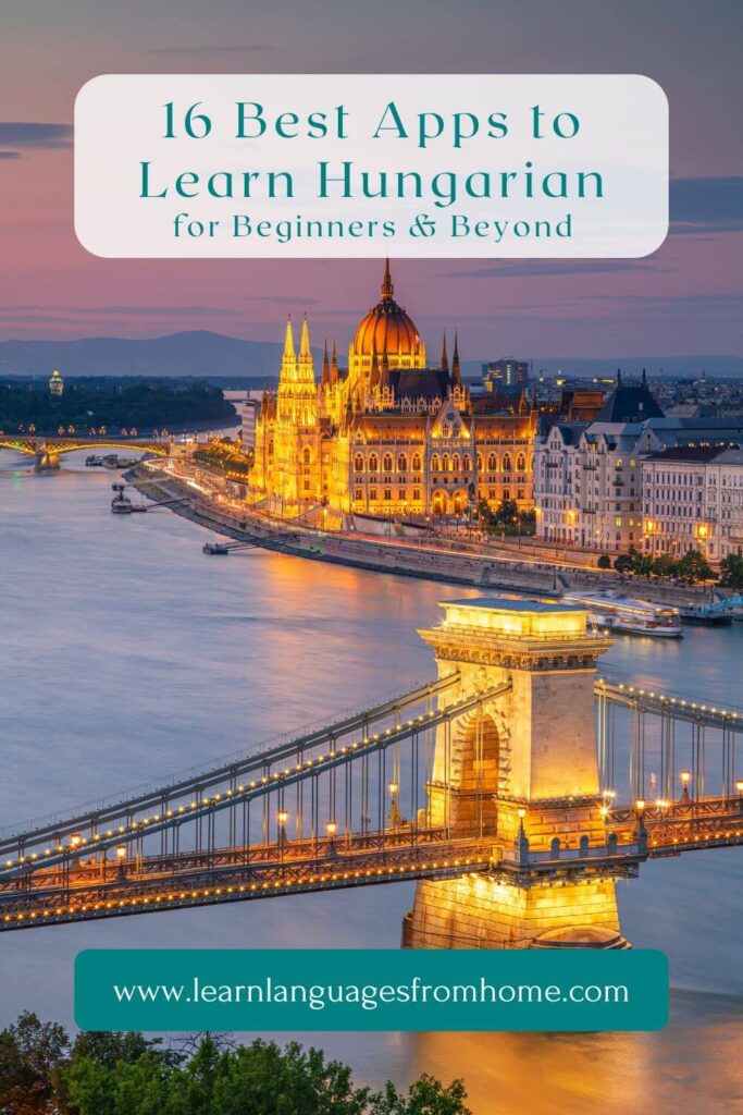 apps to learn hungarian - pinterest image